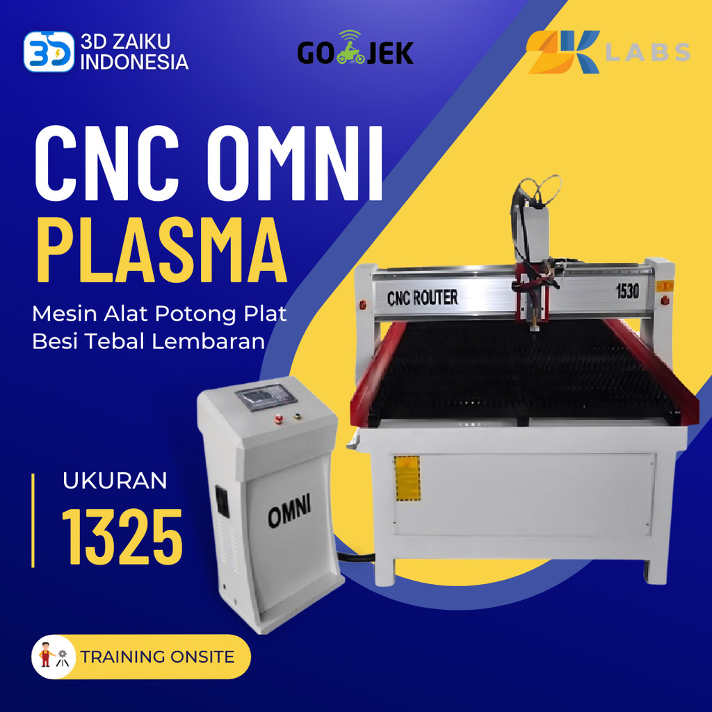 Omni CNC Plasma Cutting Mesin Alat Potong Plat Besi Tebal Lembaran