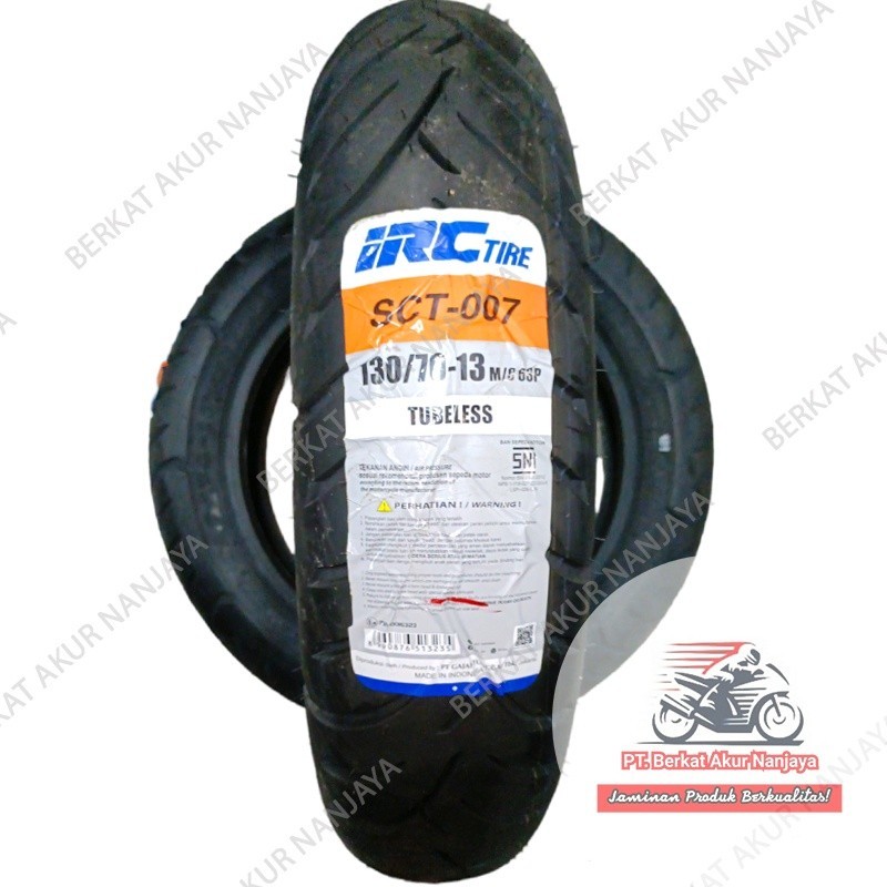 IRC SCT 007 130/70-13 Ban Belakang Nmax