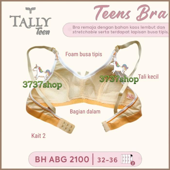 TALLY TEEN BRA 2100 - BH REMAJA KAIT 2 UNTUK ANAK SD / SMP - 36/80
