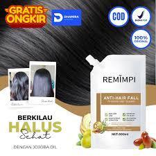 TERMURAHPROMO REMIMPI OFFICIAL STORE Shampoo jojoba Herbal Anti Rambut Rontok & Ketombe hair loss tr