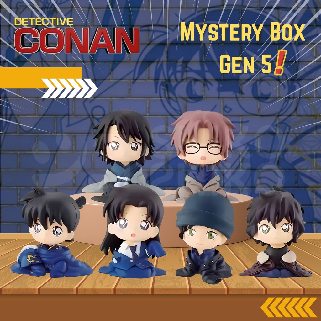 BBFdcRD5 Blind Box Figure Detective Conan Baby Bayi Chibi Detektif Konan Case Closed Gen 5 Action Fi