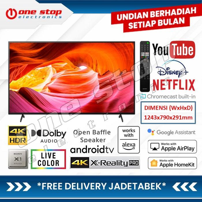 PROMO GASPOLL SONY 55X75K 4K UHD HDR Smart Google Android TV 55 Inch KD-55X75K