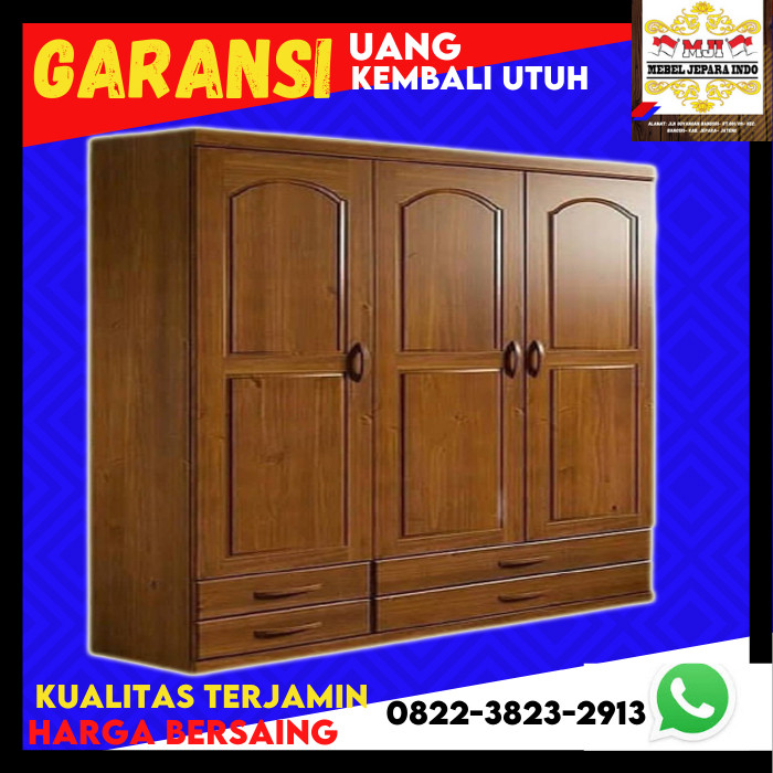 Lemari almari pakaian minimalis kayu jati tua asli jepara 1 2 3 4 5 6 pintu 1 2 3 4 5 6 geser jati a