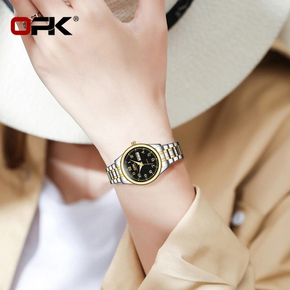 OPK8110 Women's Watch Quartz Watch with Week Calendar Function gital Scale