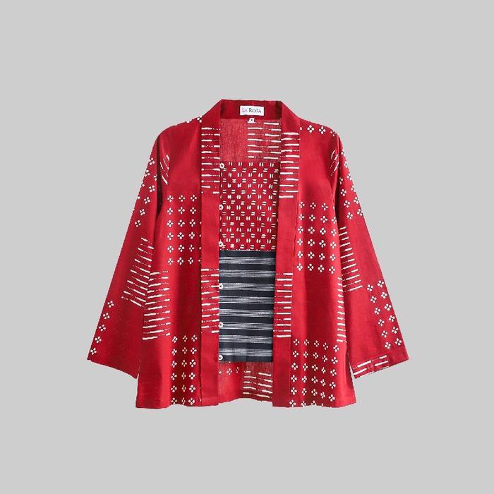 Big Sale Atasan Batik Wanita Clara / Blouse Batik Wanita / Batik Kerja Wanita - Blouse Wanita, S