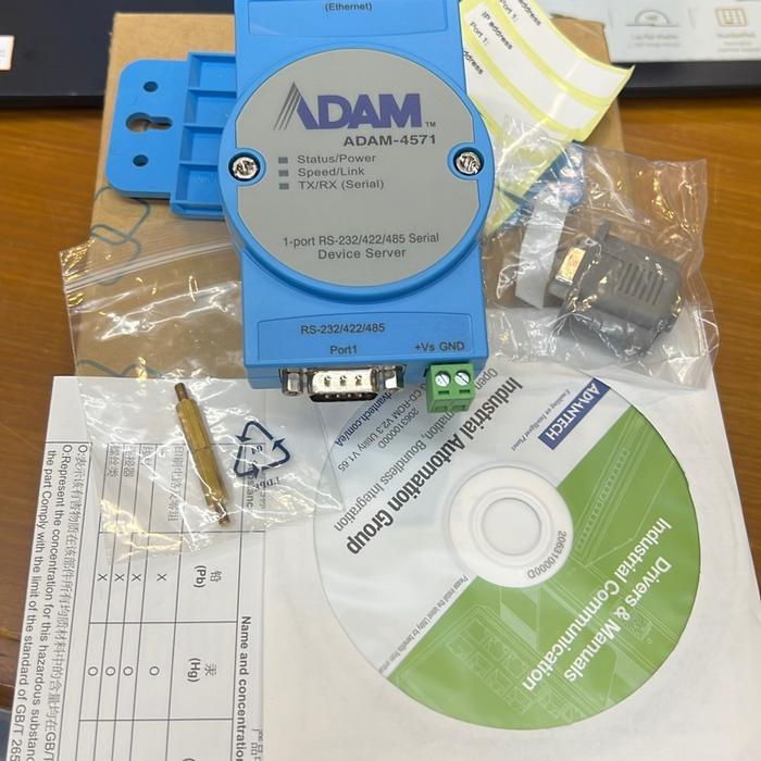 ADAM 1 port RS-232/422/485 Serial Device Server ADAM-4571 ADAm-4571