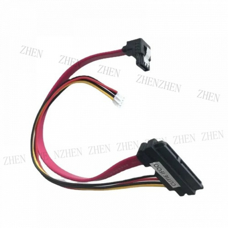Y Y 7P SATA DATA + 2.0mm 4Pin Power Combo 7+15 P 22P SATA CD/DVD HD Hard sk Cable