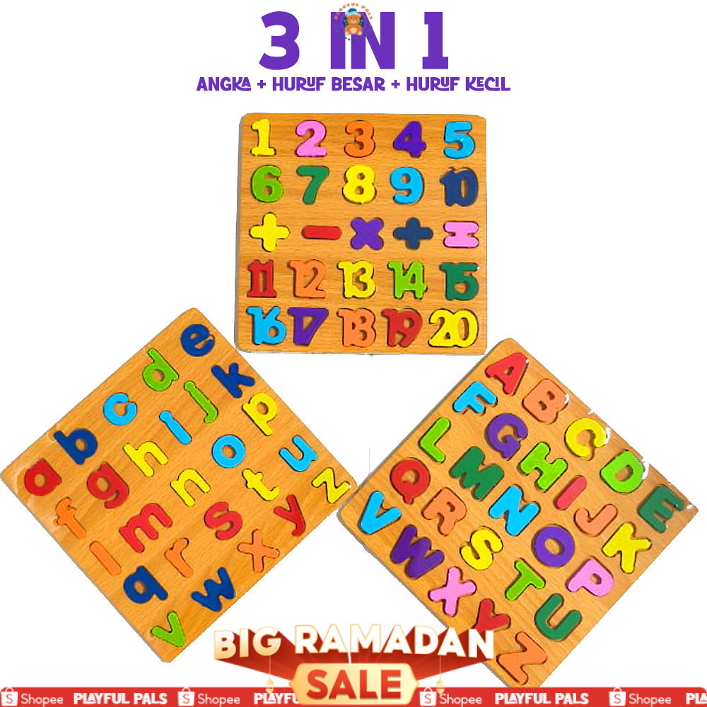 Mainan Puzle Kayu Bundle 2