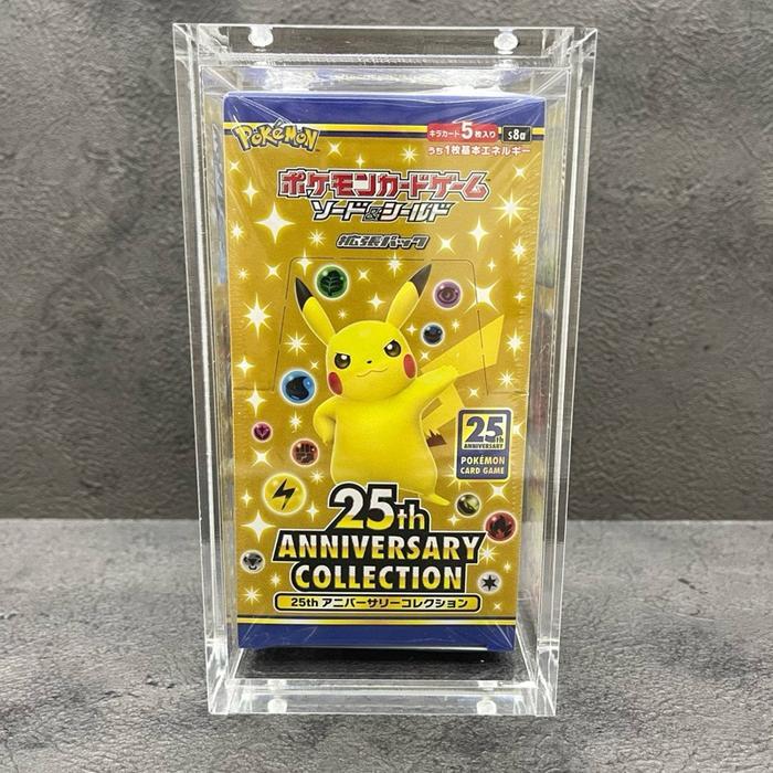 Kartu Pokemon Collection Booster Box 25th Anniversary Japan Edition BNIB Sealed+Acrylic