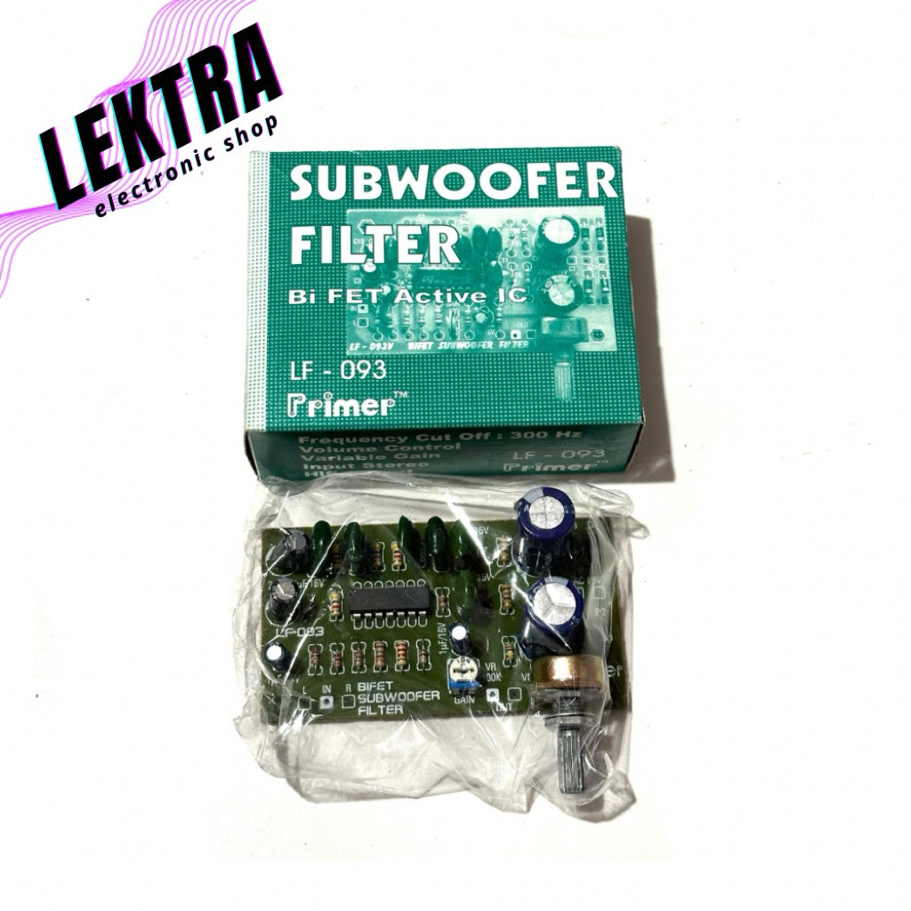 Kit LF-093 Subwoofer Filter Bi Fet Active Primer Hifi Stereo