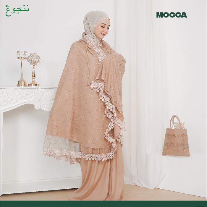 Mukena Dewasa Aurora 2in1 by Nanjung Abadi atasan - Mocca