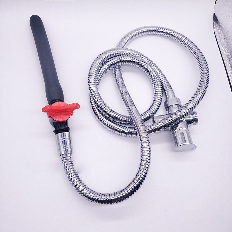 WETIPS Silicone Enema Shower Hose Bidet Wash Portable Enema Anal Douche Head Manguera Duchas Shower 