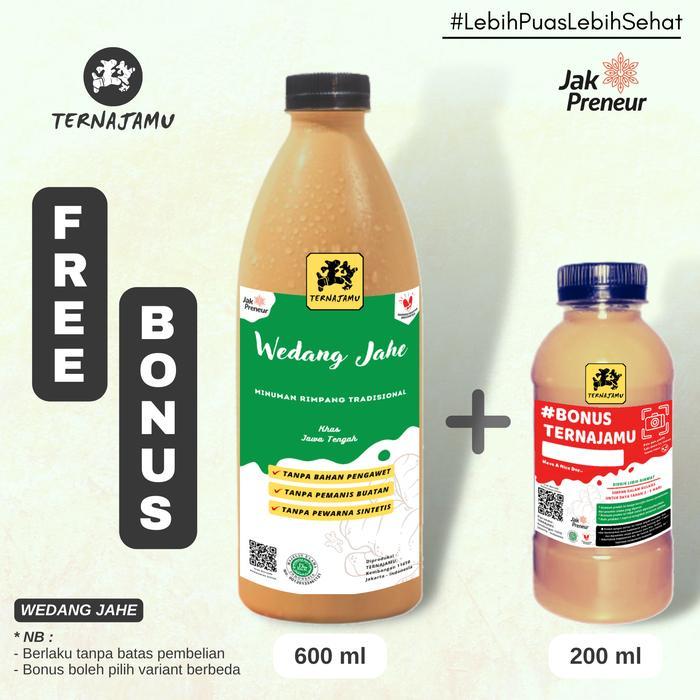 Jamu Wedang Jahe/Wedang Jahe Secang 600 ml - TERNAJAMU - Wedang Jahe