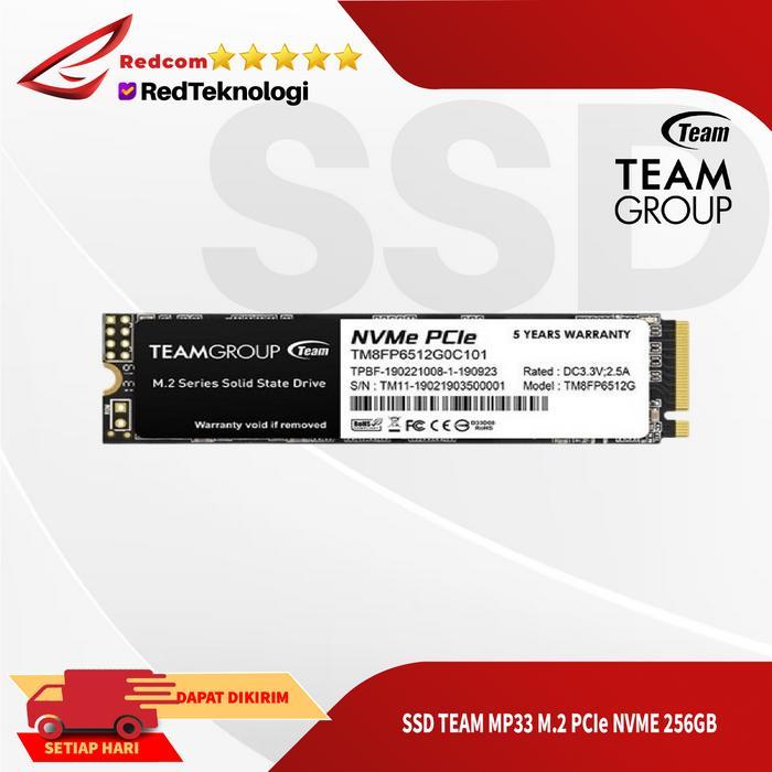 SSD TEAM MP33 M.2 PCIe NVME 256GB [TM8FP6256G0C101]