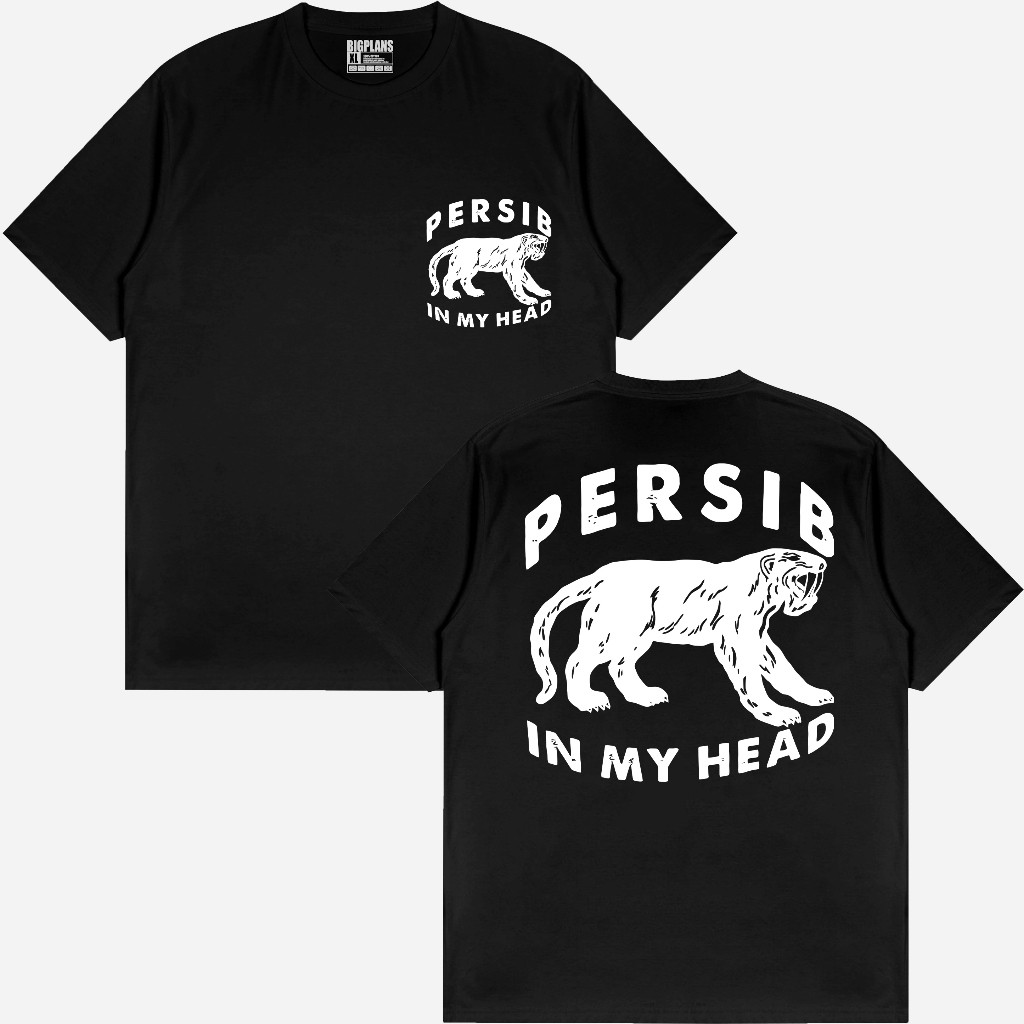 Teenage death star x persib in my head / tshirt persib / kaos persib / kaos band tds x persib / kaos