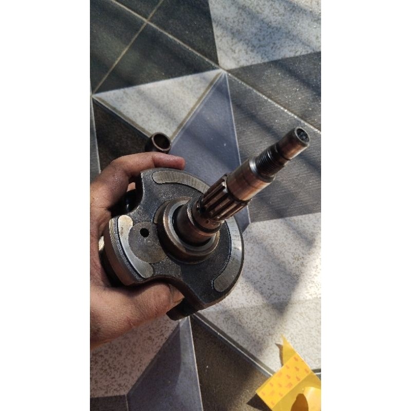 Kruk As Bandul Stang Crankshaft Yamaha Jupiter Z Lama Seri 5HV Original Lepasan Motor