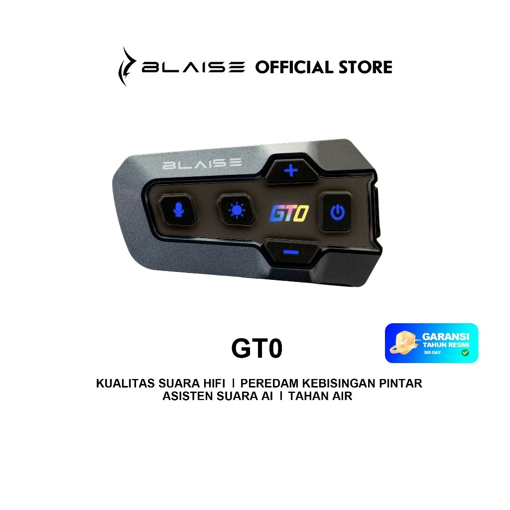 BLAISE GT0 Headset Helm Bluetooth Headset Mic Hard Mic dan Soft Mic Headset Bluetooth Helm Motor GT 