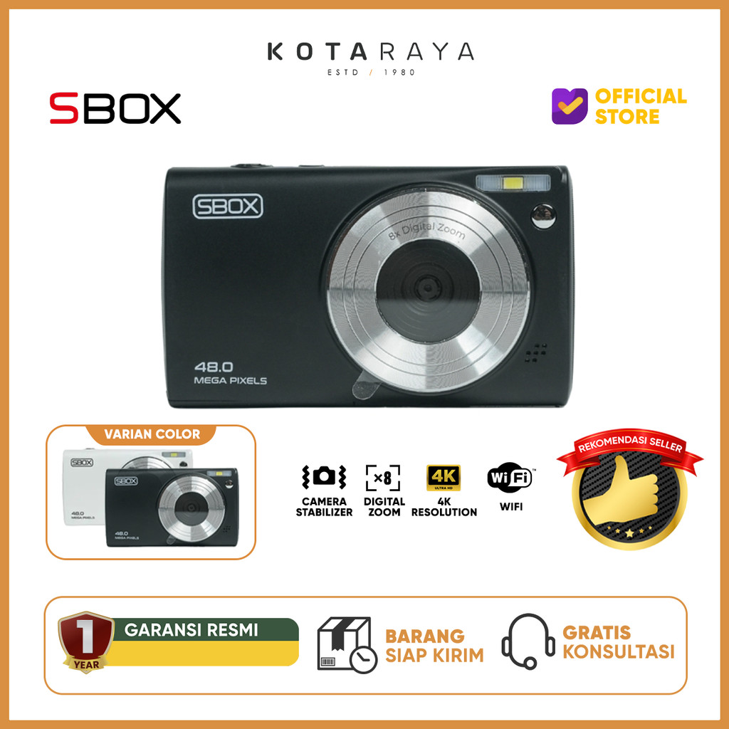 Sbox NOVO W9 Wifi Digital Camera Pocket kamera Digicam with 8x Digital zoom