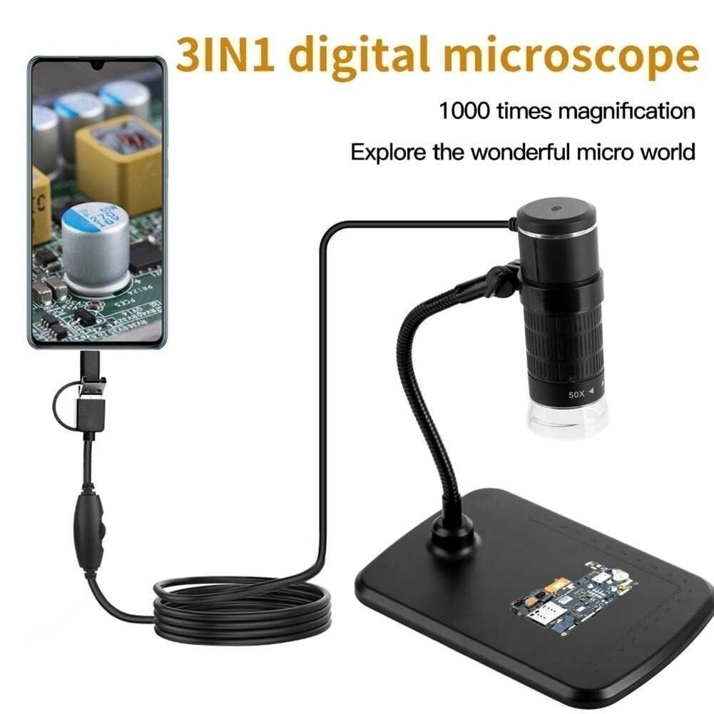 KKMOON Mikroskop Digital USB Android HD 1000x Magnification - AN104