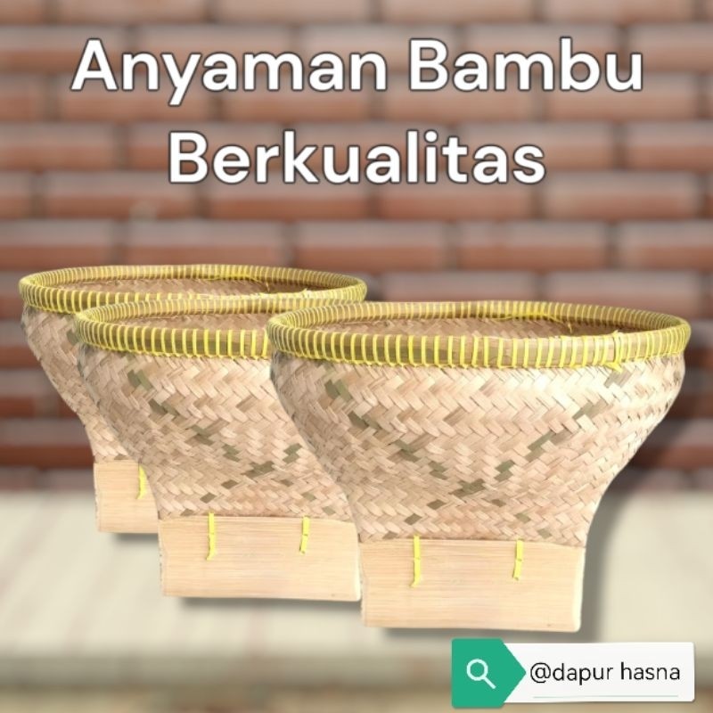 Bakul Nasi Anyaman Bambu Boboko Bambu Tempat Penyimpanan Nasi