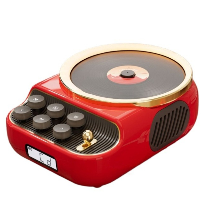 Household Wireless Mini CD Player Portable Charging Bluetooth Speaker  Auo Music Player