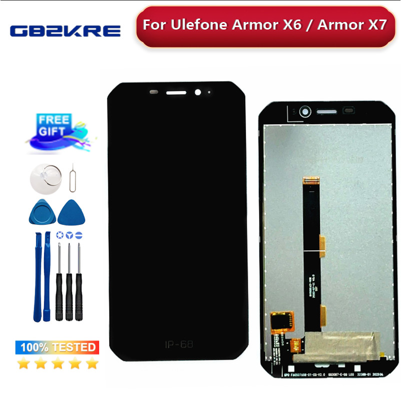 New Tou Screen+LCD splay Assembly Replacement For Ulefone Armor X6 / armor x6 pro / Armor X7/Armor X