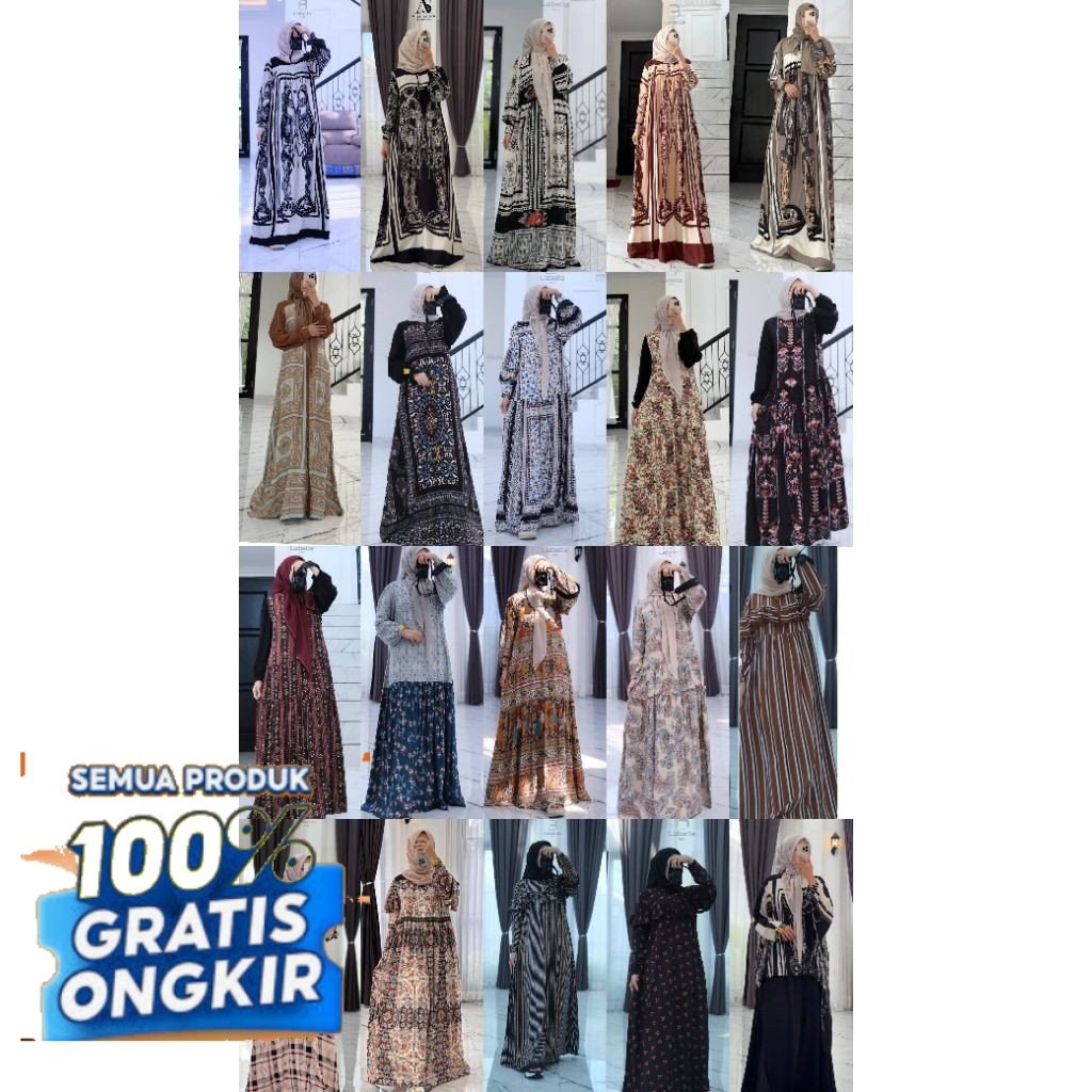 LABELLA ANJANI// LABELLA DAILY//DRESS LABELLA ANJANI STORE//LABELLA AS//GAMIS LABELLA PREMIUM- pakai