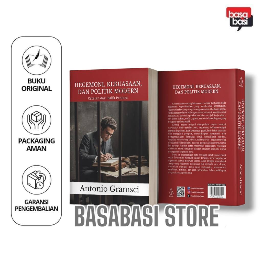 Buku Hegemoni, Kekuasaan, dan Politik Modern: Catatan dari Balik Penjara - Antonio Gramsci - IRCiSoD