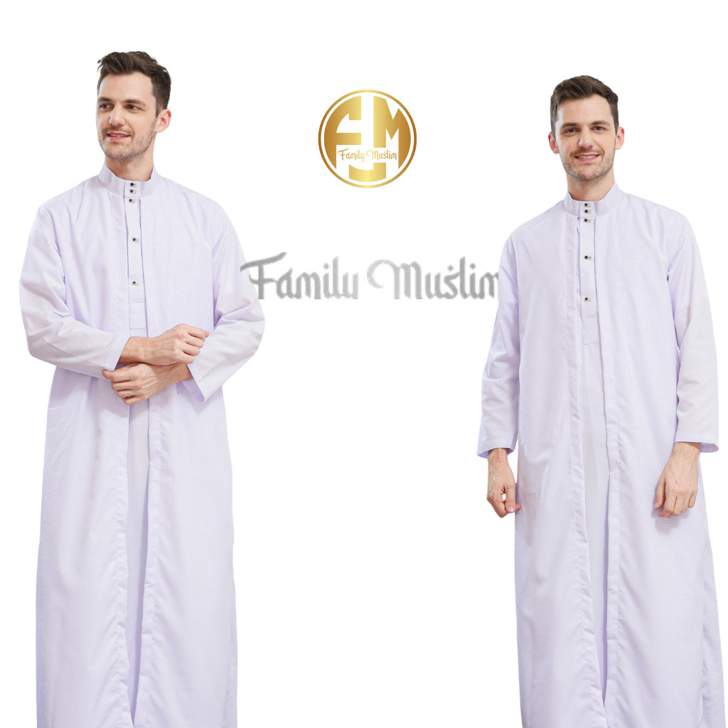 [TERBAIK] - Jubah Gamis Pria Dewasa Lengan Panjang 2in1 Al-Azhar All Varian