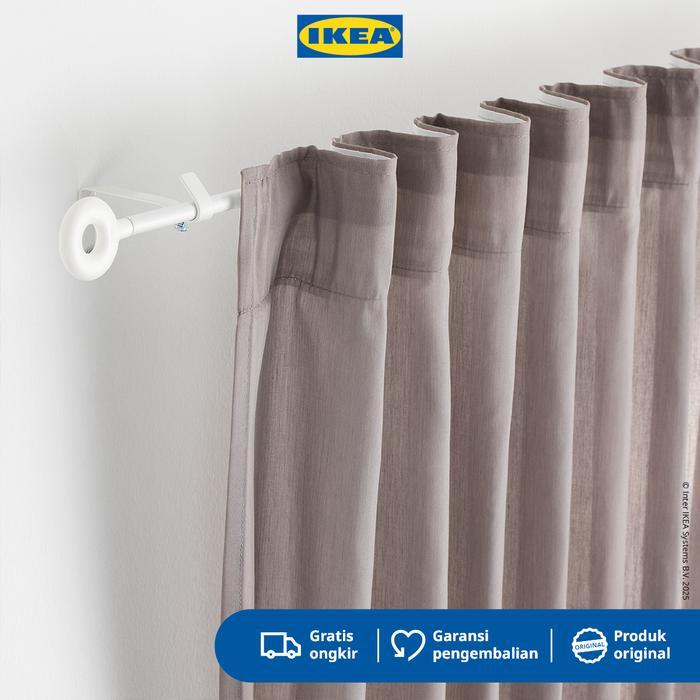 In Homeless IKEA IRJA Set Rel Batang Gorden Putih 140cm
