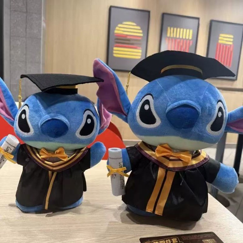 sney Stitch Plush Toy Original Anime Figures Lilo & Stitch Cute Stuffed Toys Movie Peripherals Soft 
