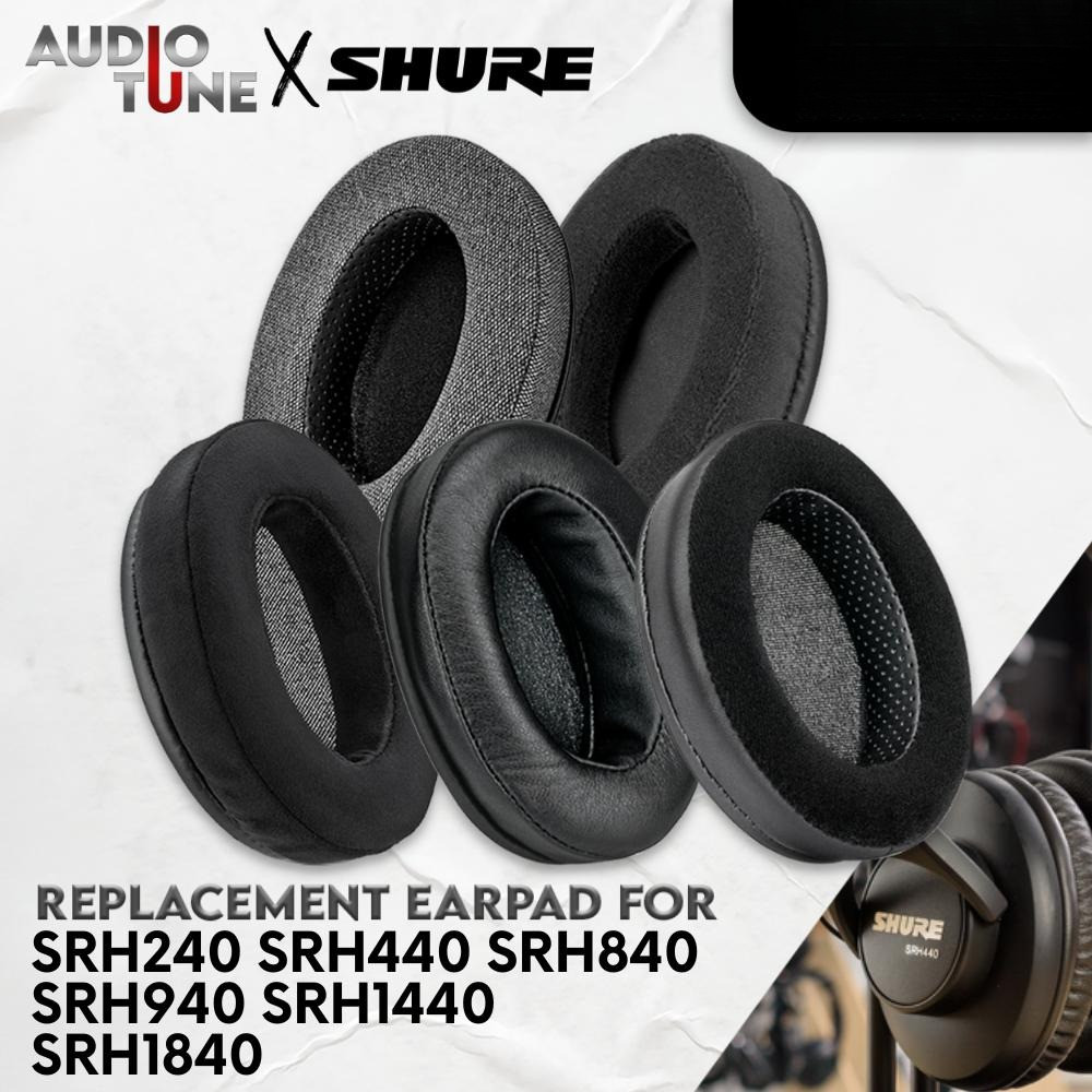 Ear Cushion Earcup Earpad SHURE SRH440 SRH 440 SRH-440 Busa Bantalan Foam Pad