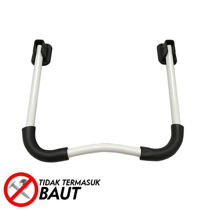 kasturi mart Kaki meja lipat laptop / Peretelan meja laptop / Meja belajar - Hitam, Satuan