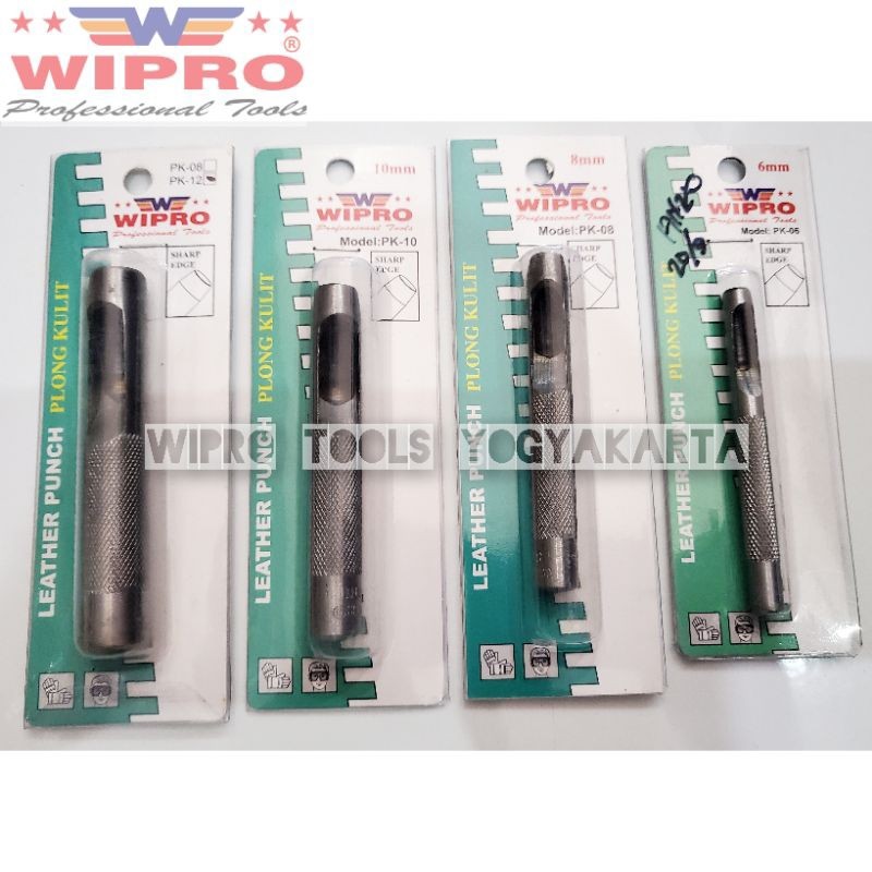 Wipro Plong Kulit / Plong Gasket Kulit / Alat Pembolong Streng PK06 - PK12