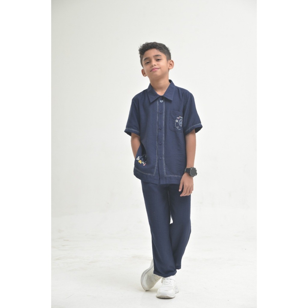 Bani Batuta - Setelan Kemkid Mohafaza Baju Anak Atasan + Bawahan Pria