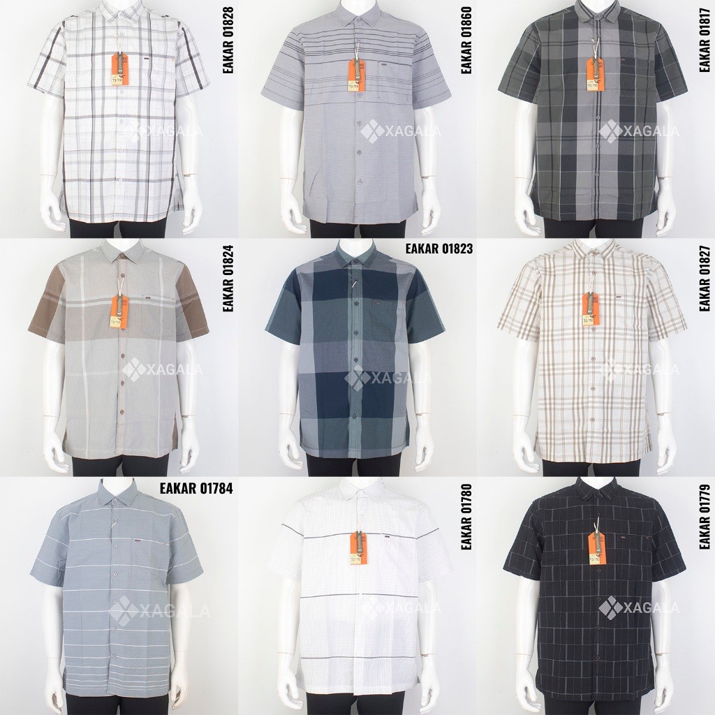 Cardinal Kemeja Pria Lengan Pendek CARDINAL EAKAR 17