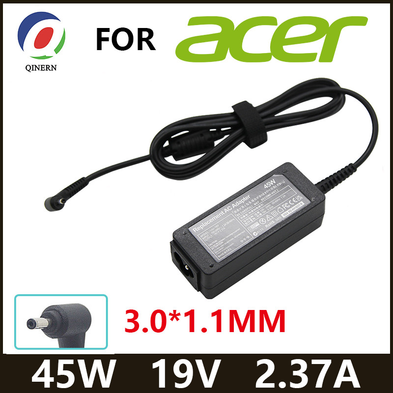 19V 2.37A 45W 3.0*1.1MM Laptop Adapter arger For Acer Aspire S7 391 V3-371 Swit12 PA-1450-26 A13-045