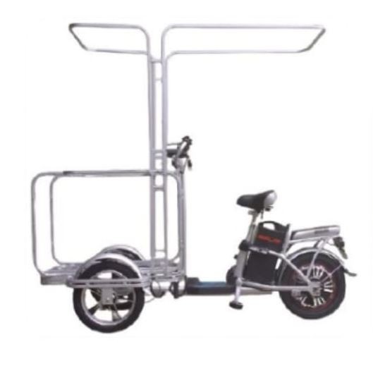 Selis Starling / Selis Pujasera Sepeda Listrik Roda 3 Khusus untuk Jualan 500W 48V 12Ah