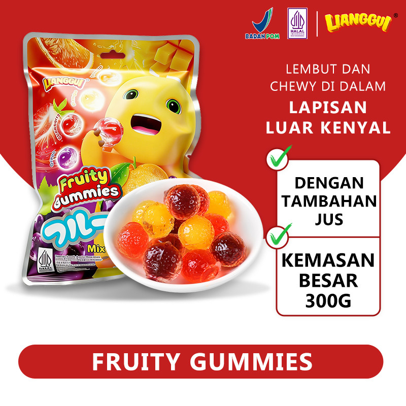 [Jaminan kualitas] [HALAL] Permen Lianggui isi krim buah Permen Lunak Rasa Mangga jajan lebaran perm