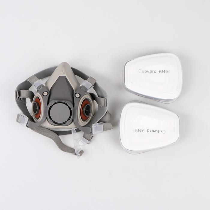 [TOKO 33 ONLINE] -  Masker Gas Respirator - 6200 - Gray - Masker + Filter