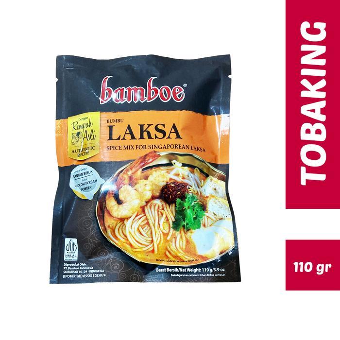 Bamboe Laksa Bumbu Instan 110gr Bamboe Premium Laksa Singapore