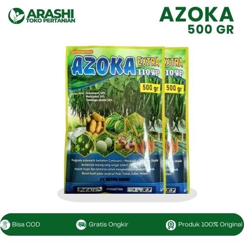 AZOKA Extra 110 WP 500 Gram Fungisida Sistemik Padi, Cabai, Tomat & Melon