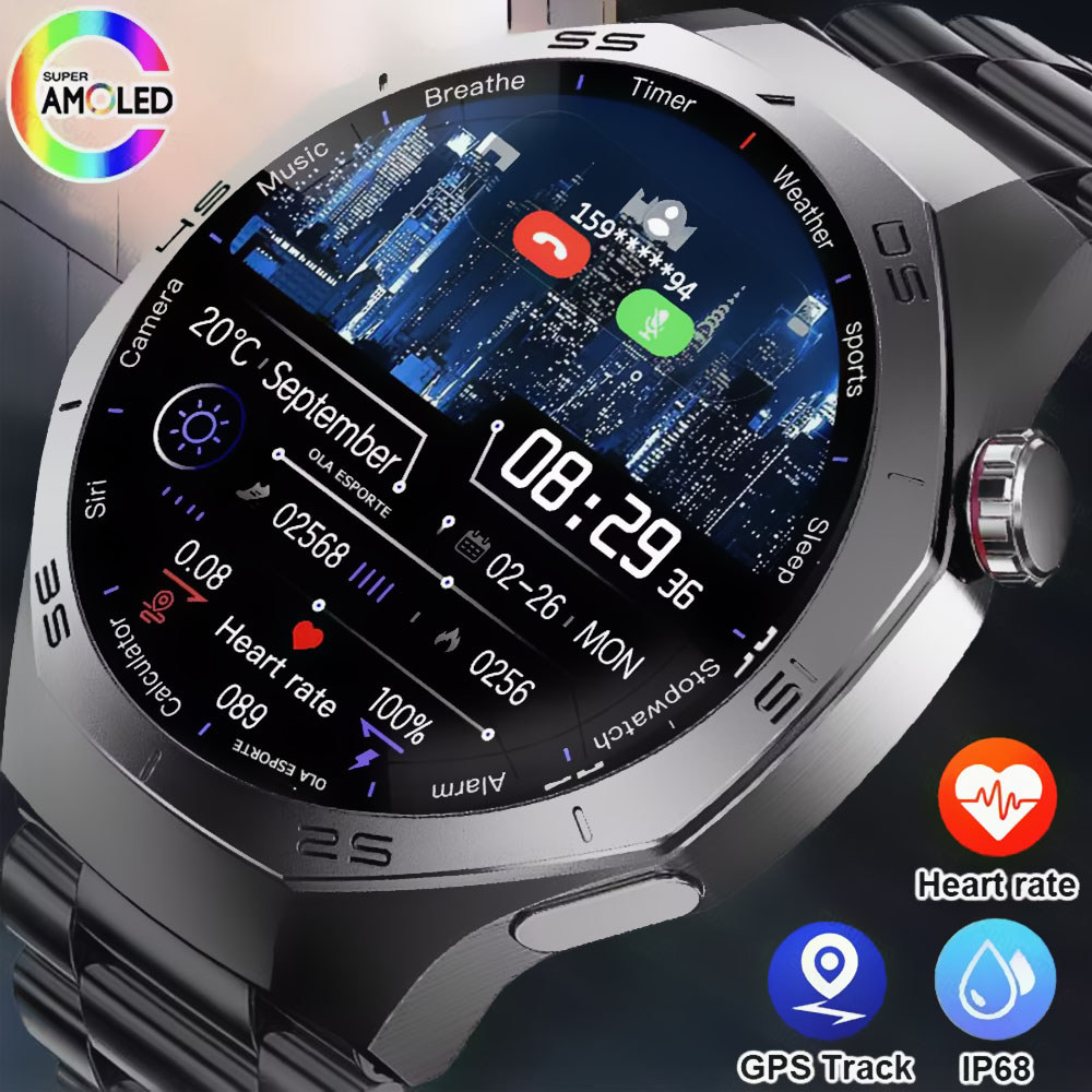 Global Version Wat 5 Pro Smart Wat 1.53ines  AMOLED splay Screen GPS Sports Tracker Smartwat Men Wom
