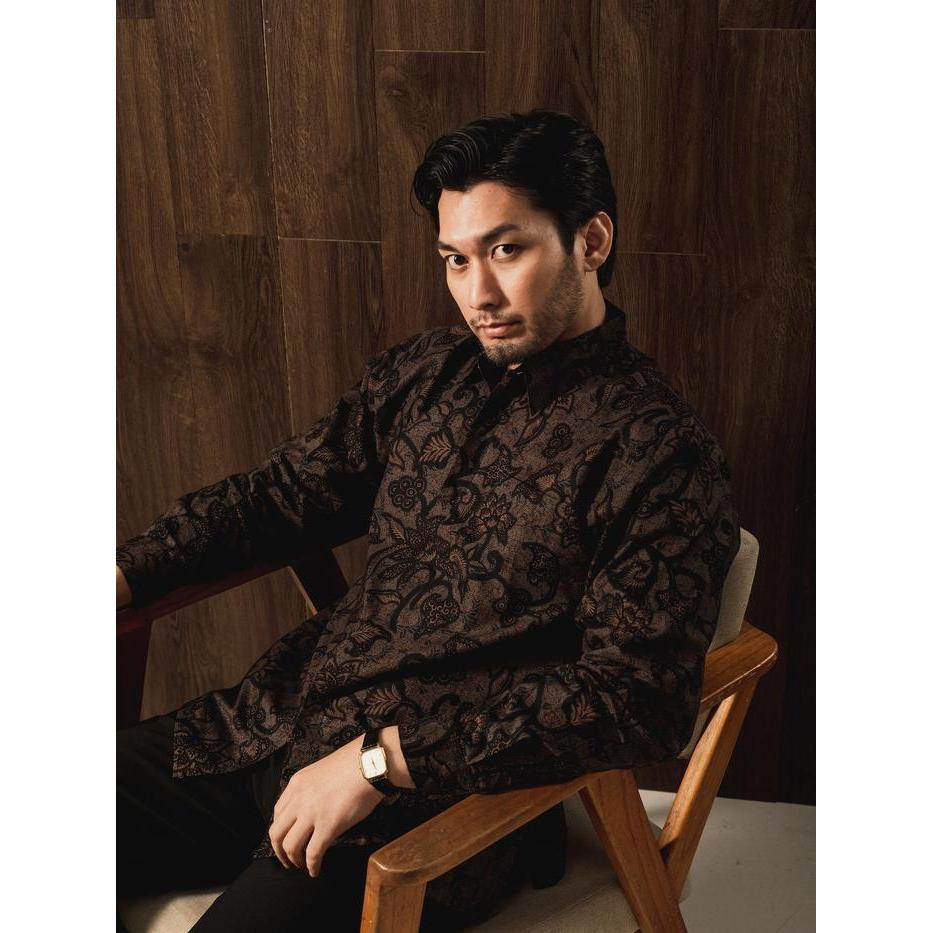 New Collection Lebaran Hardi Batik - AZHAR | Kemeja Batik Pria Lengan Panjang - S