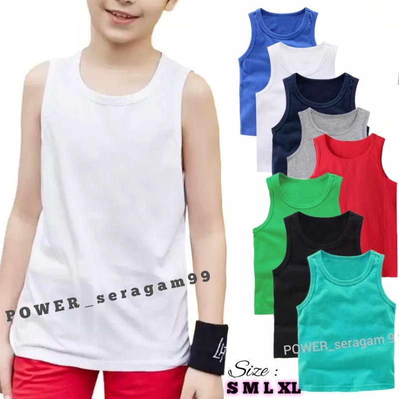 Haibara - Kaos singlet anak unisex - tank top anak laki laki