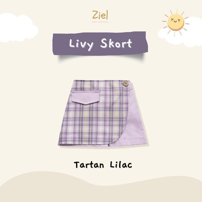 ZIEL KIDS -  Livy Skort / Skort Anak Perempuan / Bawahan Anak Perempuan / Celana Rok Anak Perempuan 