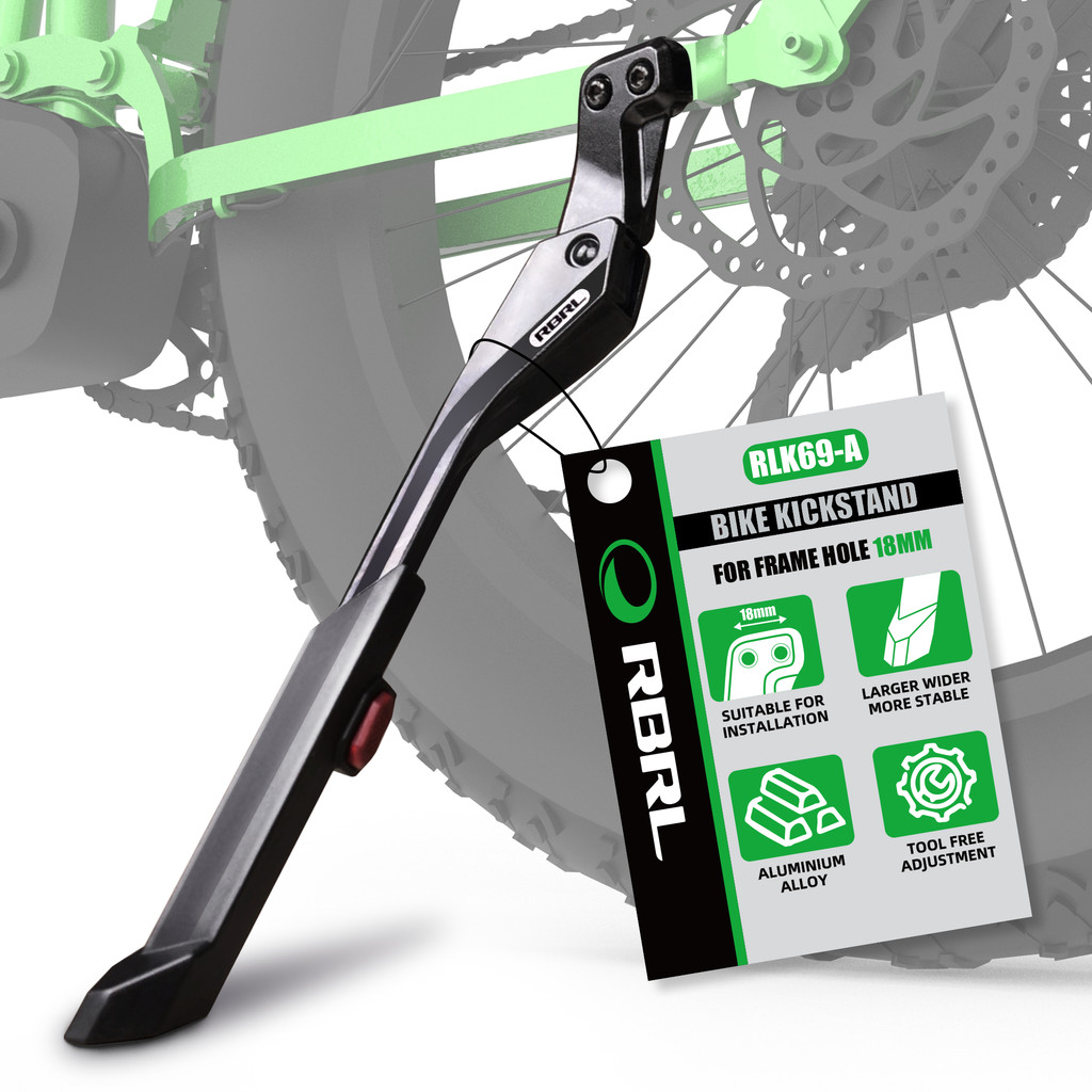 RBRL Penyangga Sepeda yang Dapat Disesuaikan 24-29" Penyangga Sepeda MTB Anti-Selip Penyangga Sampin