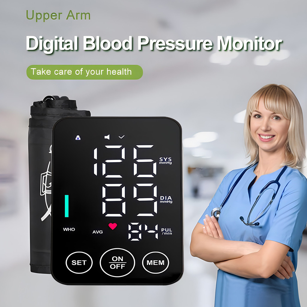 Electronic Blood Pressure Monitor Arm Type Blood Pressure Measuring trument, Mecal Grade Automatic B