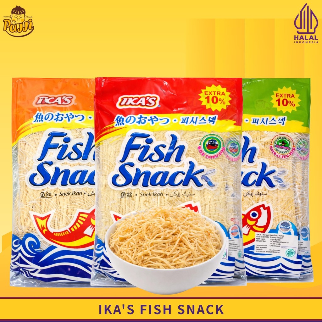 IKA'S Snek Ikan | IKA'S Fish Snack | Halal dan BPOM