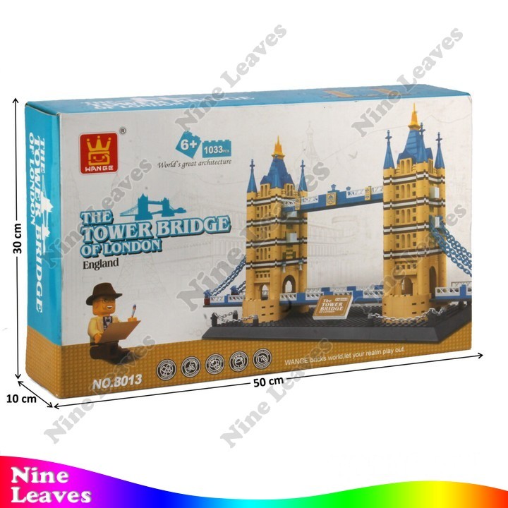 Mainan Block Mini Tower Bridge London Mainan Edukasi Balok